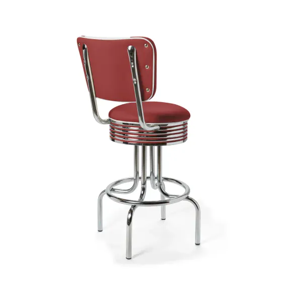 Airline Barkrakk med rygg CB 66 cm Chrome