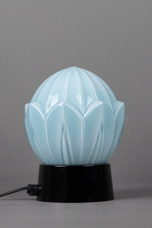 Thabur bordlampe Tulp blå