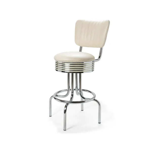 Airline Barkrakk med rygg CB 66 cm Chrome