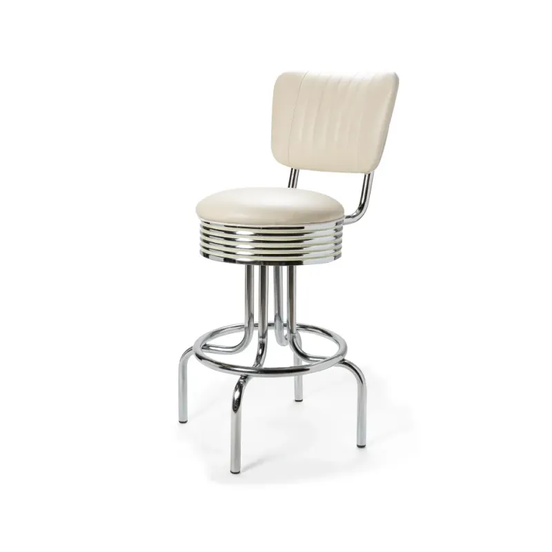 Airline Barkrakk med rygg CB 66 cm Chrome
