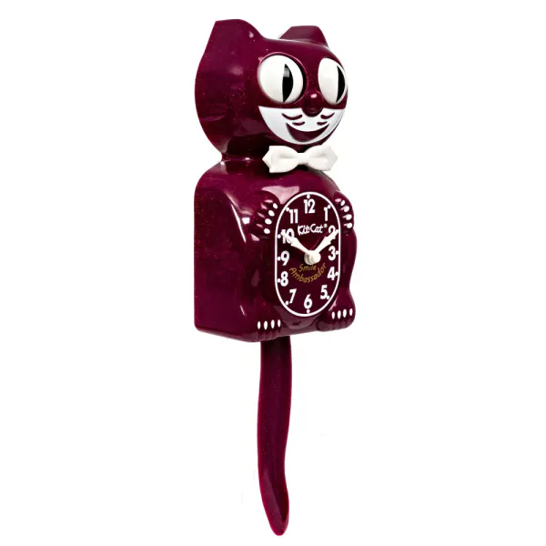 Kit-Cat glitterklokke Smile Ambassador Special Edition Ruby Red