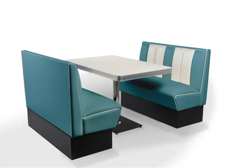 Dinerbooth sett komplett med bord 120 cm 