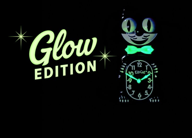 Kit-Cat klokke Glow in the Dark Limited Edition 