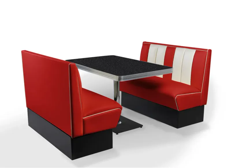 Dinerbooth sett komplett med bord 120 cm 