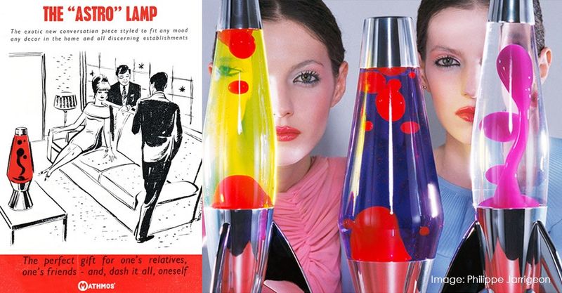 Astro Lavalampe: Sølv 