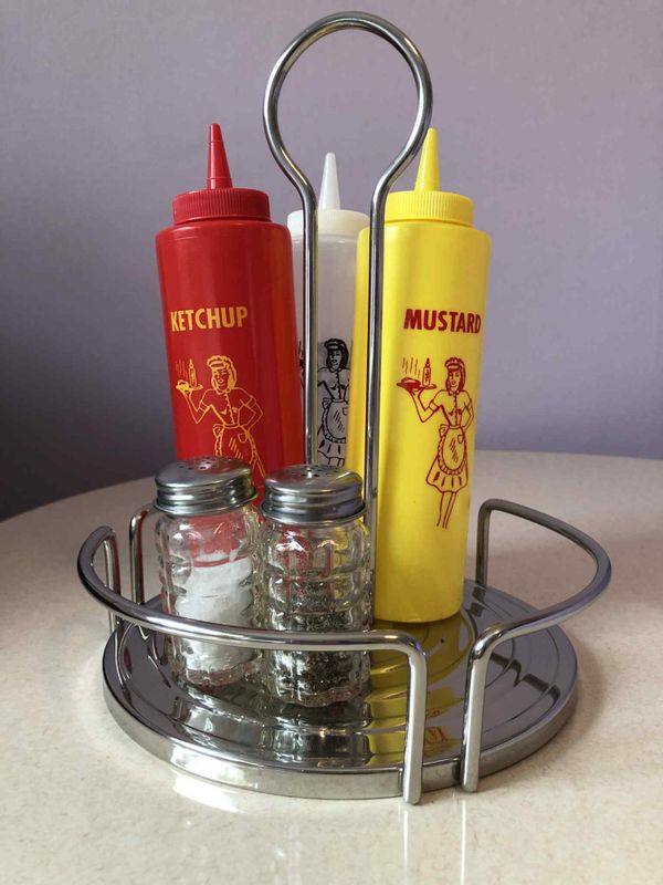 Dinersett komplett uten dressing flaske