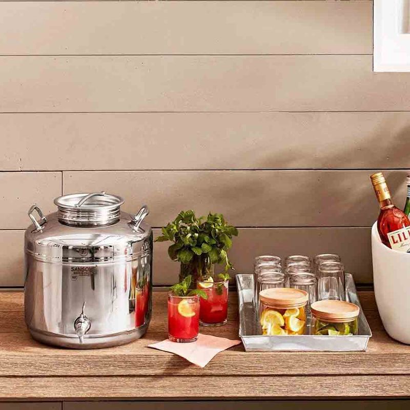 Vannbeholder 10 Liter rustfri fra Sansone