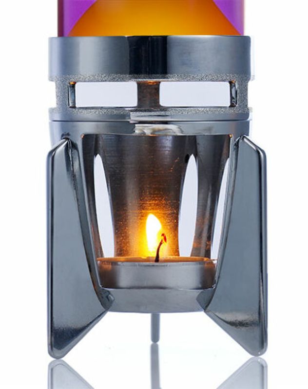 Fireflow Lavalampe: Sølv